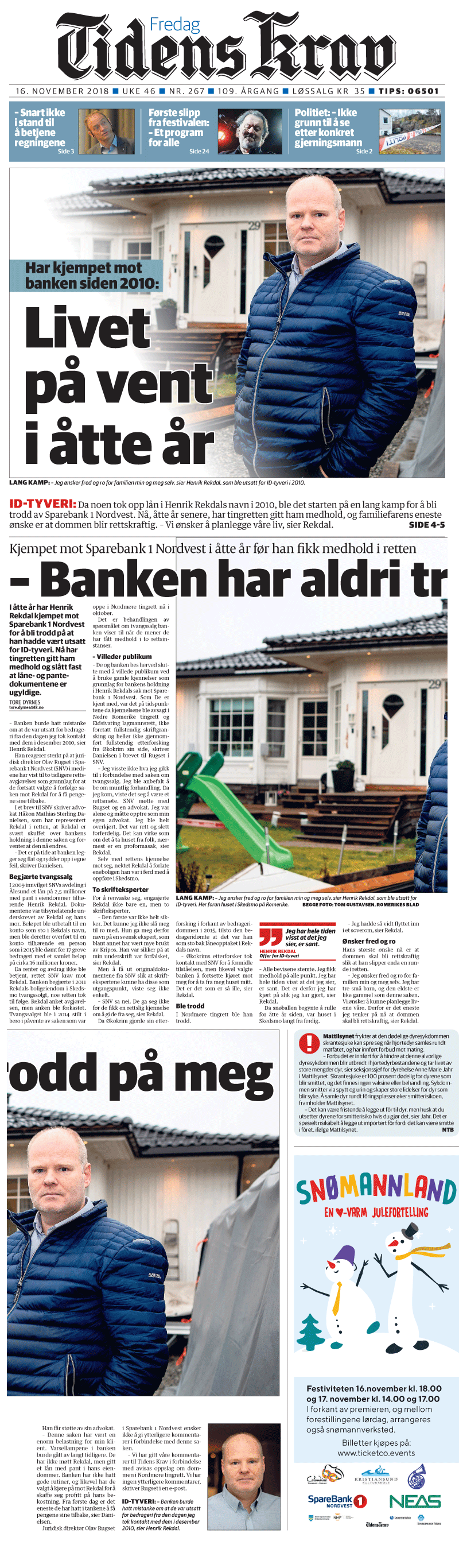 Id-Tyveri Kjempet mot banken. Offer di ID Tyveri. Advokat Danielsen & Co. Per Danielsen.