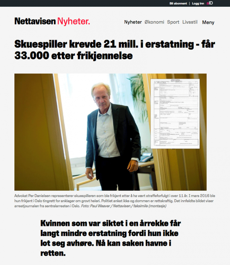 Advokat i Oslo. Alle advokattjenester. Finansforbrytelser advokat, id tyveri advokat, ærekrenkelse advokat|Skatteadvokat | Advokatfirmaet Danielsen & Co.