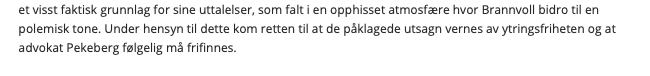 Advokat i Oslo. Alle advokattjenester. Finansforbrytelser advokat, id tyveri advokat, ærekrenkelse advokat|Ærekrenkelse : Advokat frifunnet for ærekrenkelser